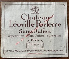 Étiquette Château Léoville
