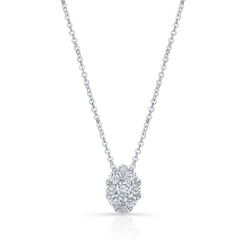 Pendentif collier solitaire - collier,