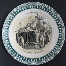 ASSIETTE PARLANTE HUMORISTIQUE