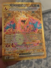 Carte Pokémon Dracaufeu Ex GOLD 228/197 Flammes Obsidiennes - Ev03 - État Mint
