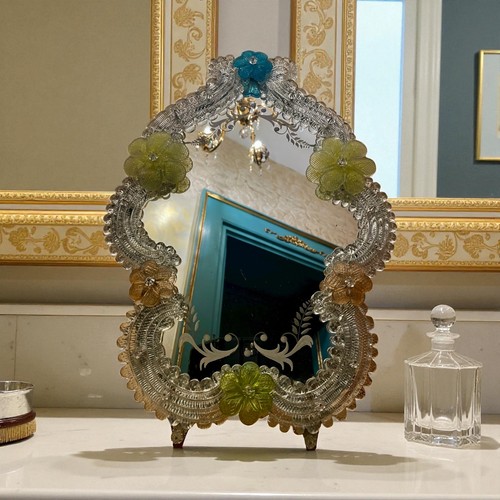 Ancien miroir vénitien - , en