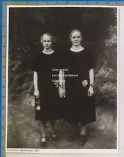Farm girls Westerwald in 1927 AUGUST SANDER  photo document cutout