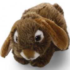 Carl Dick Lapin assis marron
