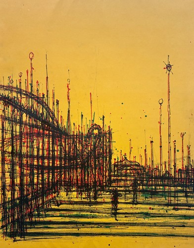Lithographie jean carzou 1959 - jean,