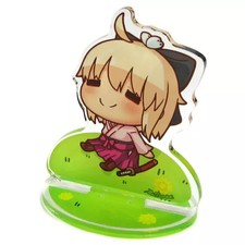 Saber/Okita Souji support acrylique série Nimoji Poya Ichiban Kuji Prize 6cm ...