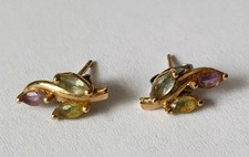 Boucles oreilles k et - or, 18