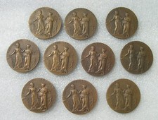 LOT 10 MEDAILLES CONCOURS