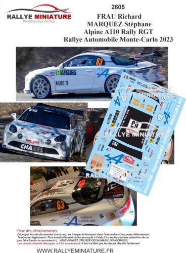 Decals ref 2605 - 1/24,