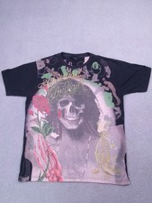 Vintage Rare Christian Audigier Jim Morrison The Doors Shirt XL Rhinestone USA