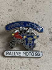 Pin’s Rallye Moto 92 Gendarmerie Nationale +
