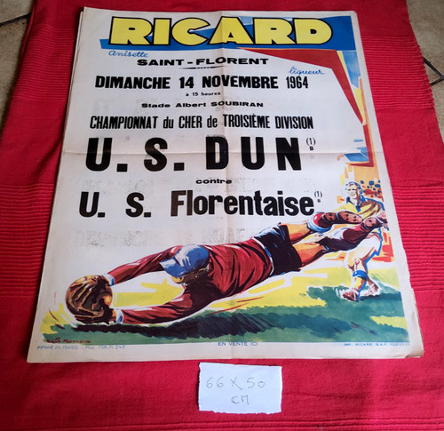 Ancienne authentique affiche - ancienne,