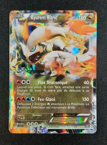Carte pokémon kyurem - kyurem, blanc