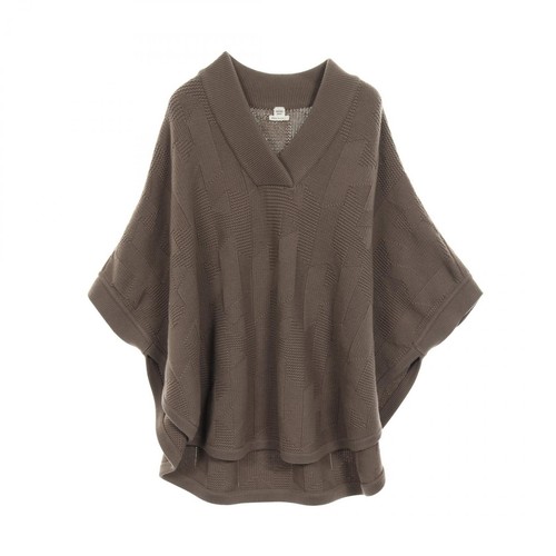 Pull poncho cape tricot - , hermes