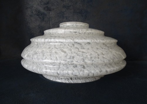 Globe ø30 verre clichy blanc - globe,