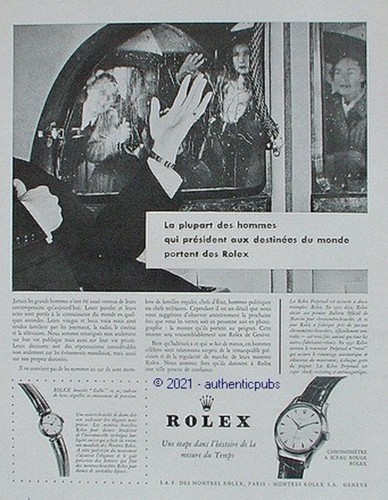 Publicite rolex montre - publicite,