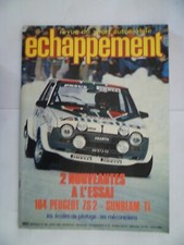 ECHAPPEMENT N°126 04/1979 104 ZS2 SUNBEAM  1600Ti BMW TURBO ALPINA GEURIE ABARTH