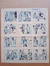 Planche de BD originale