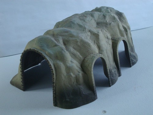 Tunnel jouef gris imitation - -,