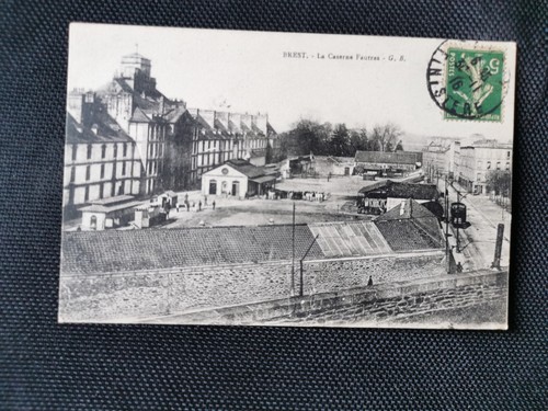 Old postcard brest la - postcard,
