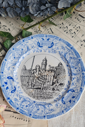 Ancienne assiette - ancienne,