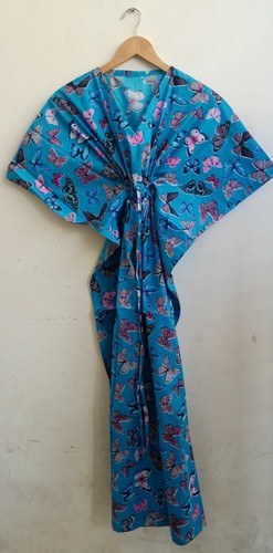 Robe maxi kaftan coton - robe,