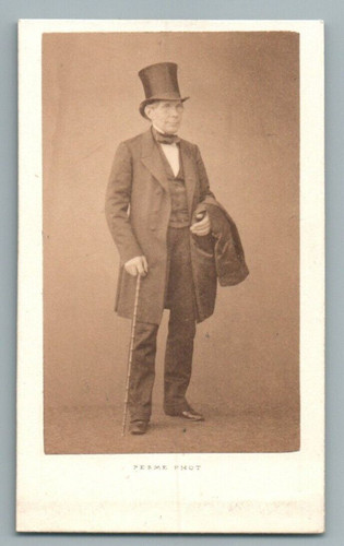 Cdv homme chapeau sur tete - sur,