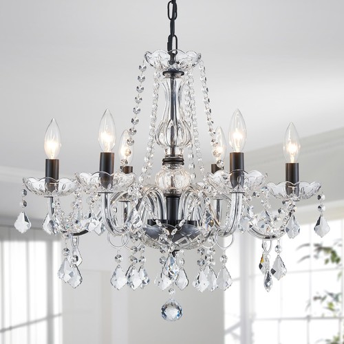 Lustre bougie cristal - lustre,