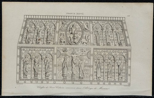1845 châsse saint - châsse, de