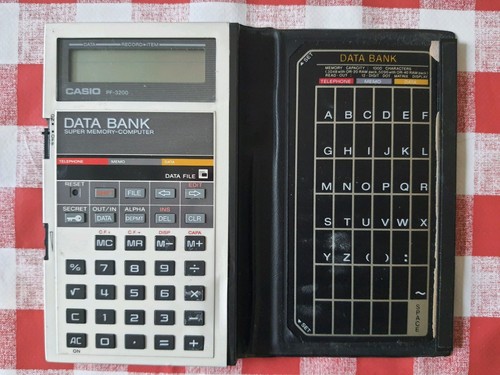 Casio data bank 3200 - casio,