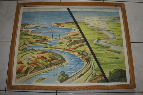 Ancienne affiche scolaire - affiche,