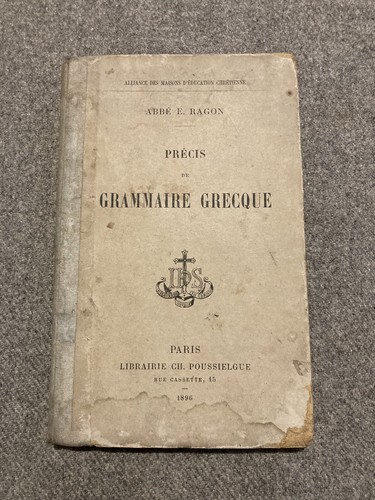 Livre grammaire grecque - livre,