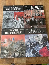 lot 4 BD Le cri du peuple tomes 1 2 3 4 - Tardi et Vautrin - Toutes sous Blister