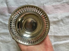 Coupelle en métal argenté