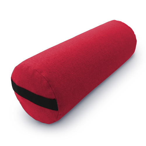 Natural hemp yoga bolster - natural,