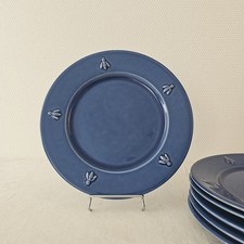 Assiettes plates décor cigale - assiettes,