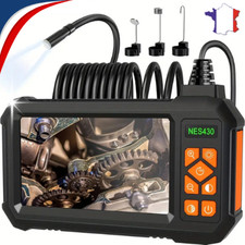 Caméra Endoscopique LCD 4.3" HD 1080P Étanche IP67 USB Endoscope LED Inspection