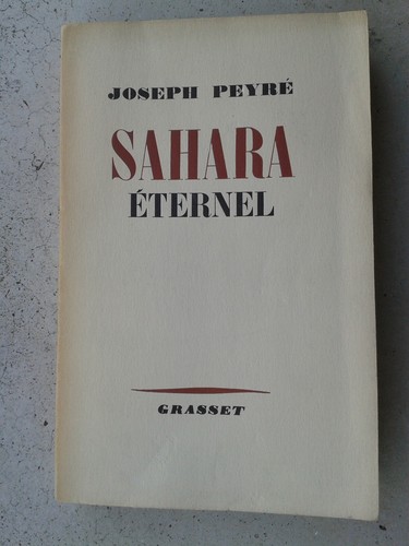 Joseph peyré sahara éternel - joseph,