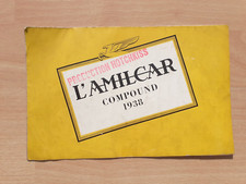 Amilcar Compound Hotchkiss illustrée par Alexis KOW, brochure 1938, dépliant