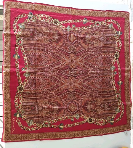 Foulard carré soie - de,