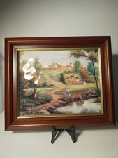 Tableau émaux Paysage