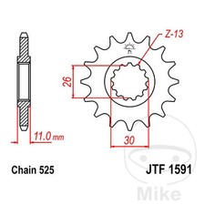 JT SPROCKETS pignon de