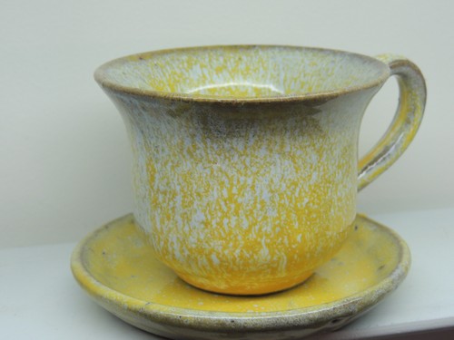 Superbe rare tasse - rare, jaune