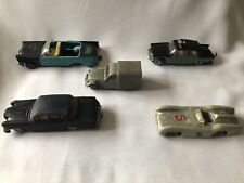 Norev : Lot 2cv Chrysler Mercedes K King Peugeot 404. Voitures à restaurer. 1/43