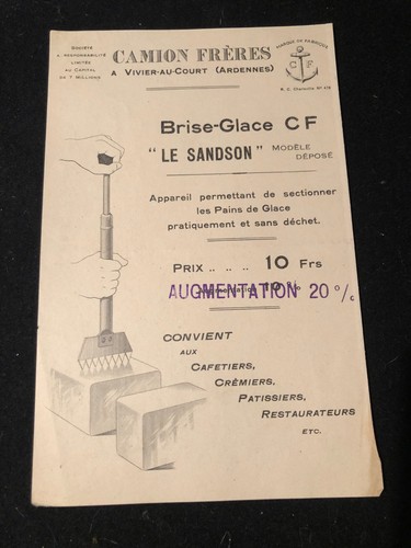 affichette,brise-glace"le