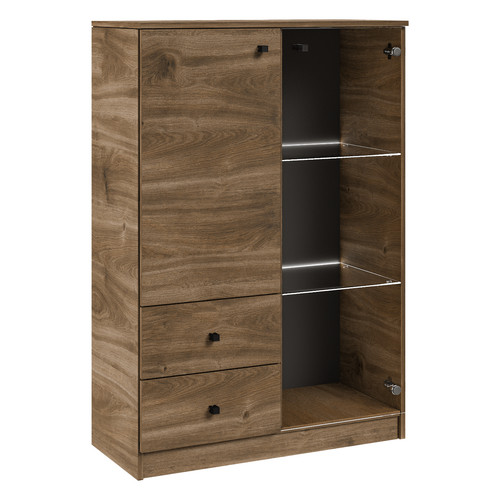 Vitrine sur pied - , commode