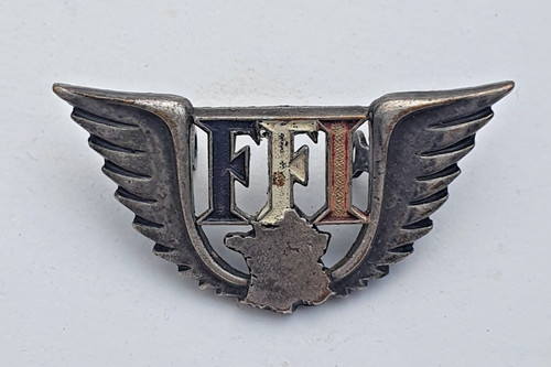 Insigne ffi metal - insigne, argenté