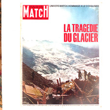 MAGAZINE PARIS MATCH N°857 - 11 SEPTEMBRE 1965 - TRAGEDIE GLACIER LE CORBUSIER