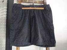 48 SHORT COTON CONFORT BLEU MARINE PANTALON WESTERN BOOTCUT BAGGUY LEGGING BAS  