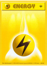 Pokémon - Énergie Foudre (BS 100) - Set de Base - MINT/NMINT - FR