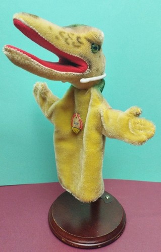 Ancienne marionnette alligator - marionnette,